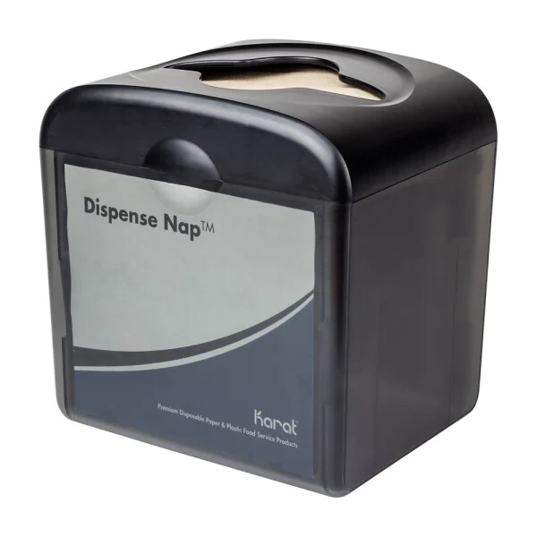 Karat Dispense Nap Tabletop Napkin Dispenser (Smoke), KN-IFDT2