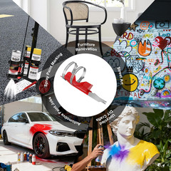 Spray Paint Can Shaker for Reciprocating Saw, Double Clamp Designs for Better Sl
