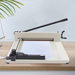 NEW Heavy Duty Guillotine Paper Cutter – 17″ Commercial Metal Base A3/A4 Trimmer