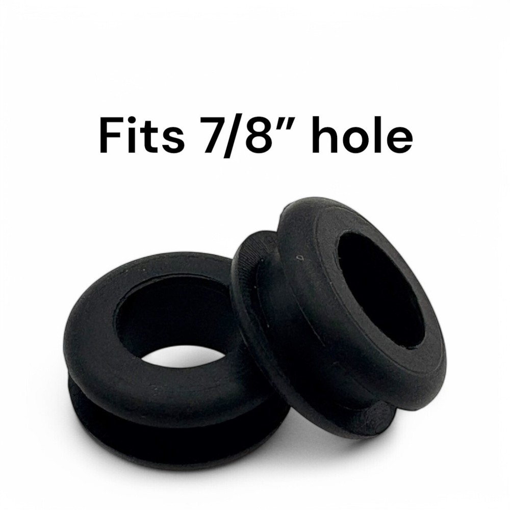 Rubber Grommet to fit 7/8″ Hole in 1/4″ Thick Panel – 5/8″ Inner Diameter