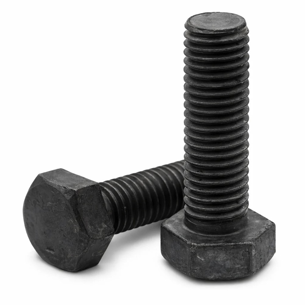 BULK BOX! 1″-8×3 1/4″ Hex Cap Screws Grade 8 Coarse Plain Alloy 40pcs