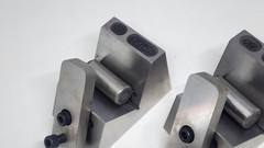 Pair Of Machinist V Blocks Fixtures 30 Degrees Jig Angle Block And Clamps
