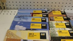 1990s CAT Heavy Equipment BROCHURE LOT compact equipment
