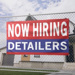 Now Hiring Detailers 13 oz Heavy Duty Vinyl Banner Jobs Available Auto Detailing