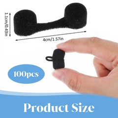 100 Pieces Nose Plug Filter Disposable Nose Dust Filters Nostril Filters Spray