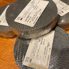 NEW 1 Case 3M 273L Microfinishing Film 3 Scalloped Roll 1.187″,450ft,5/8, 40 MIC