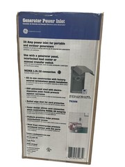 GE T030N Outdoor Wall Mount Electric Box 30A Temporary Power Inlet Plug Generato