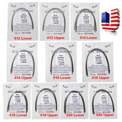 1-200 Packs dental orthodontic super elastic niti round arch wire Upper/Lower MX
