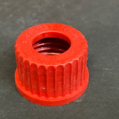Chemglass Bottle Cap Open Top GL-32 Threads 22 mm Autoclavable Total of 36 Caps
