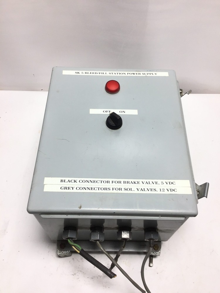 Hoffman A12108CH Enclosure with SK 5 Bleed/Fill Station Power Supply