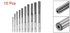 10pcs Chucking Reamer Set H8 Lathe Machine Reamer Straight Flute 3mm-12mm
