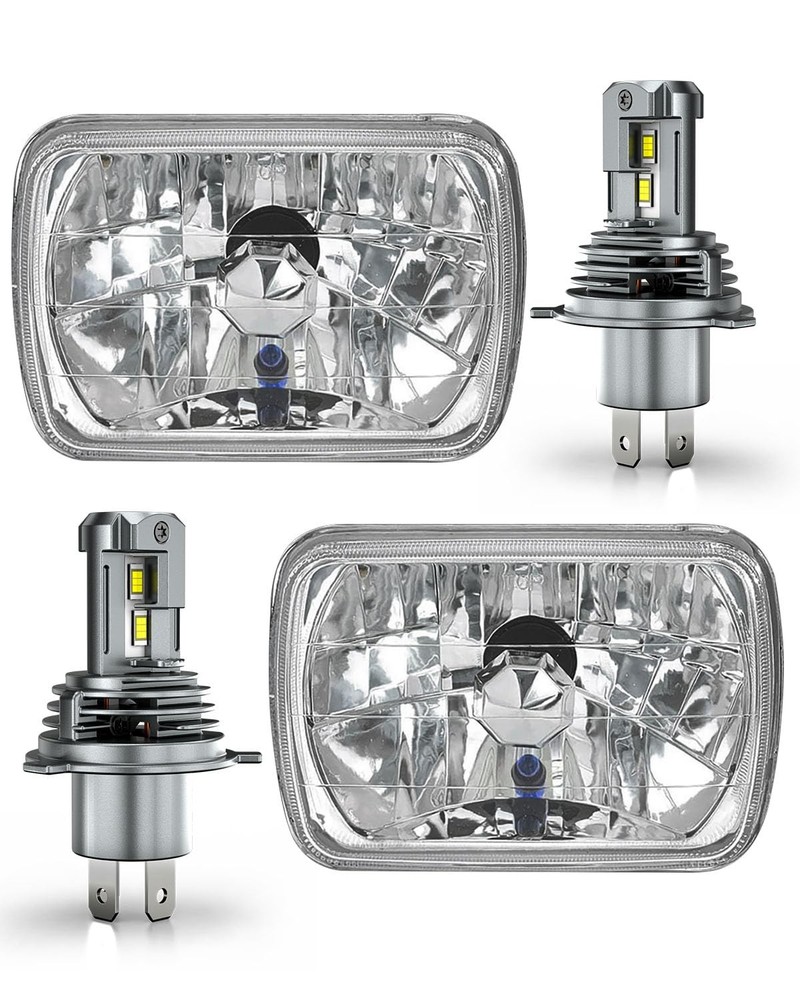 5×7 7×6 LED Headlights Offroad High Low Beam DOT Ford E150 E250 E350 Super Duty