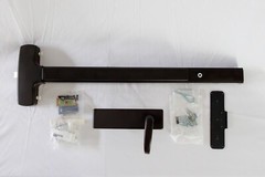 Falcon Allegion 25-R-L_Be Rim Exit Device with Passage Lever