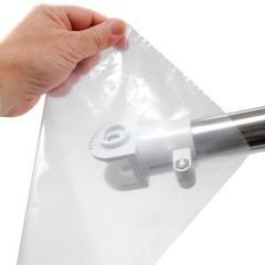 Laddawn 1137 Clear Layflat Poly Bags 4 mil 8X28 500/Case