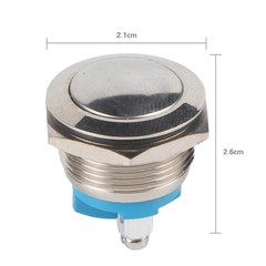 19mm Waterproof Metal Push Button Momentary Switch 12V Car Horn Engine Start