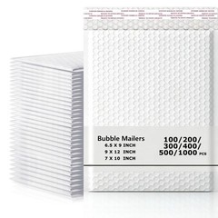 Poly Bubble Mailers Padded Envelopes Shipping Mailing Bags Any Size White Bulk