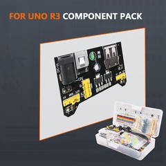 830Pcs DIY Electronic Starter Kit for Arduino UNO R3 with Breadboard Component