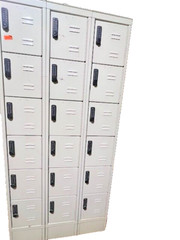 Hallowell DigiTech Electronic Locker Height 78 in Width 36 in Color Family Tan