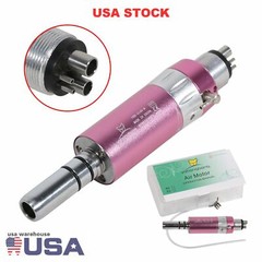 NSK Style Dental E-type 4H Air Motor 4Holes Low Speed Handpiece Pink-Color