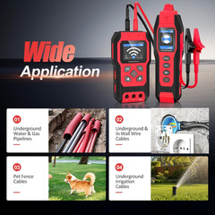 Underground Wire Locator – Upgraded Cable Locator with Digital Multimeter, Recha