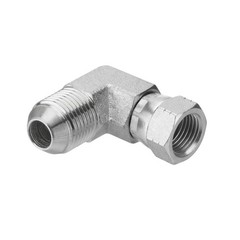 5Pack 90 Degree Elbow Hydraulic Adapter Fittings:1/2″ JIC Male x 3/8″ JIC Female