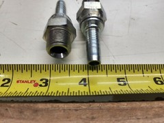 2PC) Kuriyama NPTF Male Swivel 60° Seat A-0606-MNPS 3/8″-Hose ID Size 06F-Thread