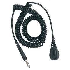 Desco 09480 – CORD ESD ECONO 6’COILED 4MM SNAP