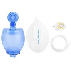 Medical PVC 100% Latex-Free Bag Valve Mask CPR Manual Resuscitator for Adult Use