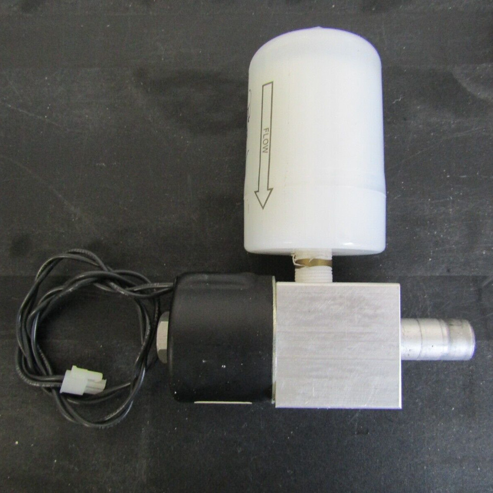 ASP 28-51218-001 STERRAD NX 10033 SOLENOID VALVE OIL RETURN ASSEMBLY W/ FILTER
