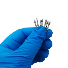 10Pcs Dental FG Diamond Burs Football 379-023XF/023F/023C/023SC Fine Coarse Grit