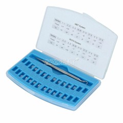 Dental Orthodontic Passive Self-ligating Ceramic Brackets Brace MBT 022 Hook 345