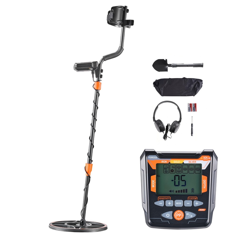 12 Inch Metal Detector Professional Gold Digger Hunter Waterproof IP69 for Adult