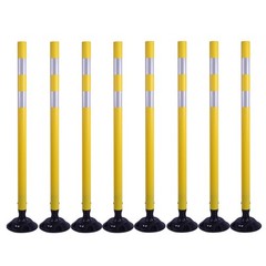 48”/36” Flexible Surface Mount Delineator Posts for Parking Lot Road Safety
