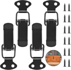Stainless Steel 2.2″ Toggle Latches – 4Pcs with Screws for Cabinets and Chests