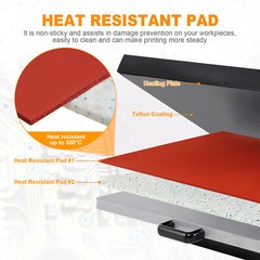 16″x24″ Digital Clamshell Heat Press Transfer T-Shirt Sublimation Press Machine