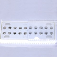 10 kits dental orthodontic bracket standard roth 0.022″ 345 hooks sandblasted