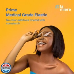 LA MIERE Non latex 100P Black Orthodontic Elastics Dental Rubber Bands Intrao