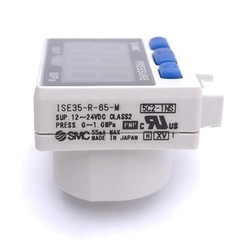 SMC ISE35-R-65-M Digital Pressure Switch, PNP Output, 1.0MPa, 12-24VDC Supply