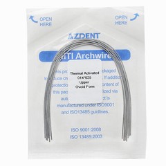 5 X Orthodontic Dental Arch wires Thermal Activated Niti Rectangular All Sizes