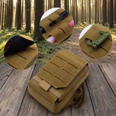 Tactical Molle Pouch Small Notebook Cover EDC Utility Bag Tool Pouch Gadget O…