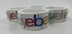New 4 Rolls eBay Brand Logo Packing Packaging Shipping Tape 2×75 Yard Free Ship