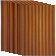 Blulu 6 Pcs Steel Rustic Corrugated Metal Sheets Wainscoting Panels for Wall …