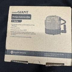 Little Giant 501016 Pump, 1/150 HP, 230 V, 12 ft. Cord (Item #0579) NIB