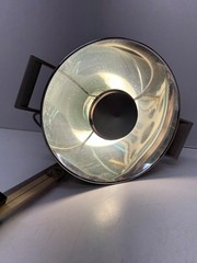 Vtg Burton 220 Industrial Medical Dental Wall Mount Exam Lamp Light Adjustable