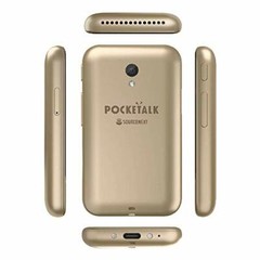 POCKETALK S Translator Global Communication eSIM (2years) 74 languages Gold