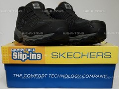 Skechers Slip-Ins Cankton Faison Black Steel Toe Shoes Size 10 Medium