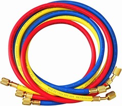 AC Charging Hose Tube, 72″ HVAC Gauges Hoses Refrigerant Charging Hose for R1…