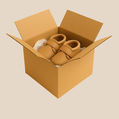 25 Pack 8x8x8 32ECT Corrugated Shipping Boxes| Cardboard Mailing Packing Cartons