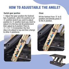 Lengthen Ergonomic Foot Rest for All Seasons