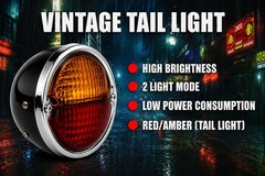 Jeep Willy Ford Model A MF John Deere tractor Hot Rat Street Rod Rear Tail Light